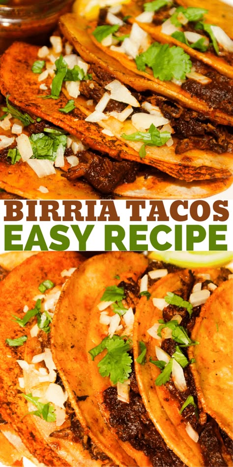 Queso Birria Tacos Instant Pot, Beef Barrio Tacos, Taco Birria, Mexican Birria Tacos, Barrio Tacos, Mexican Birria, Beef Birria Recipe, Oaxaca Cheese, Thanksgiving 2022