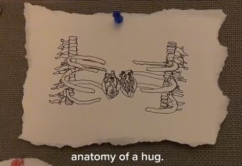 Notebook Tattoo Ideas, Anatomy Of A Hug Tattoo, Hug Tattoo Minimalist, University Tattoo, Anatomy Tattoo Ideas, Anatomy Of A Hug, Hugging Tattoo, Hug Tattoo, Unfair Life