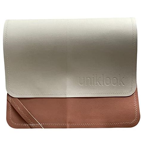 UNIKLOOK Double Sided Vegan Leather Changing Mat – Baby, Infant, Toddler Multipurpose Portable Waterproof Diaper Pad, Placement, Pet Mat or Desk Mat- Compact for Travel, Wipeable and Washable 16"X30" Portable Changing Pad, Change Mat, Travel Baby, Baby Changing Mat, Diaper Changing Pad, Leather Baby, Changing Mat, Drop Cloth, Baby Changing