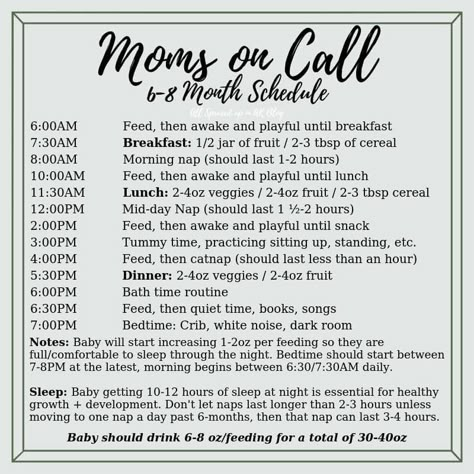 Moms On Call Schedule, Moms On Call, Baby Wise, Week Schedule, Baby Routine, Baby Schedule, Baby Sleep Schedule, Baby Facts, Call Mom