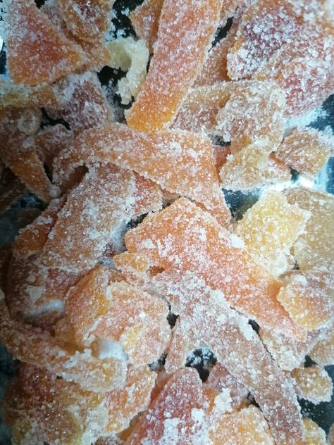 Citrus Peel Candy : 5 Steps (with Pictures) - Instructables Orange Peel Candy, Japanese Fruit Cake, Mandarin Recipes, Cake Steamer, Candied Orange Peel Recipe, Fruit Cake Filling, Clementine Recipes, Apricot Jelly, Orange Peel Recipe