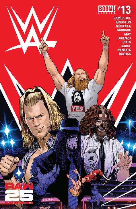 WWE #13 Shield Wwe, Wwf Superstars, رسم كاريكاتير, The Shield Wwe, Wrestling Posters, Monday Night Raw, Eddie Guerrero, Boom Studios, Comic Book Collection