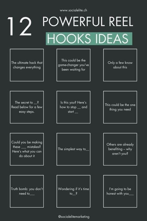 Social Media Manager, Reels Ideas, Post Ideas, Carousel Ideas, Content Planning, Social Media Tips, Instagram Growth, Social Media Strategist, Powerful Reel Hooks, Engagement Boost, Content Creation, Social Media Marketing, Instagram Reels, Video Marketing, Engagement Strategies, Audience Growth, Content Ideas, Digital Marketing, Viral Content, Social Media Strategy, Instagram Engagement, Viral Hooks, Hooks, Social Media, Content Marketing, Content Strategy, Content Tip, Instagram Strategy Ways To Engage On Social Media, Social Media Handles Design, Best Content For Instagram, Reel Hooks Instagram, Social Media Hooks, Reel Content Ideas, Reel Hooks, Reels For Instagram, Tips For Instagram