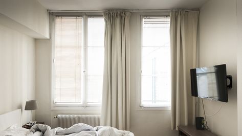 The Quick IKEA Hack That Makes Your Curtains Look So Much More Professional - House Digest Ikea Curtain Hack, Ikea Curtain, Ikea Picture Ledge, Picture Ledges, Wide Curtains, Ikea Curtains, Stylish Side Table, Picture Ledge, Design Hack