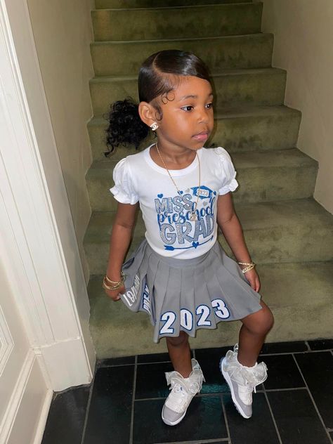 Kids Birthday Hairstyles Black, Graduation Hairstyles For Kids, Little Kids Hairstyles Black, Picture Day Hairstyles For Kids Black, Birthday Hairstyles For Kids, First Day Of School Outfit Kindergarten Girl Black, Toddler Girl Outfits Black Kids, Kids Hairstyles Black, Toddler Birthday Outfit Girl Black