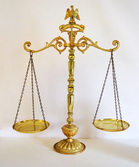 Vintage Scales of Justice in by TheVintageRoad2Retro on Etsy Lawyer Decor, Peter Pan Images, Hands Of Light, Balancing Scale, Gold Scales, Dark Cottagecore Aesthetic, Justice Scale, Vintage Scales, The Things They Carried