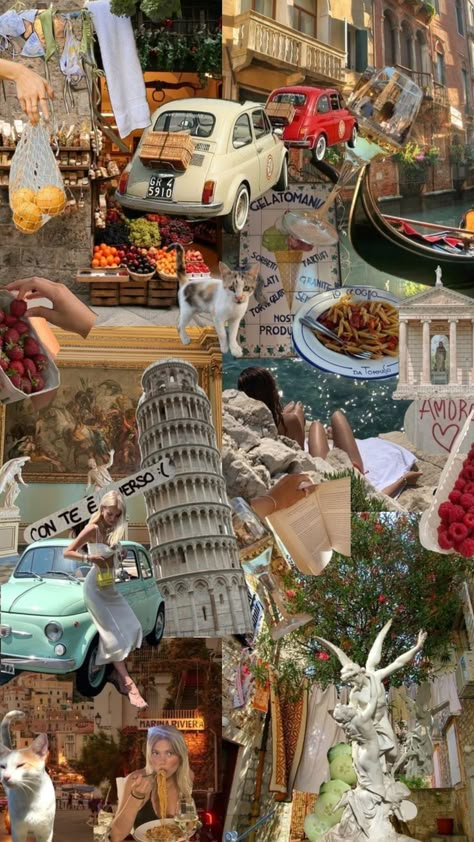 Italy Vibes Aesthetic Wallpaper, Rome Scrapbook, Italy Vibes Aesthetic, Italy Core, Florence Aesthetic, Summer Shuffles, Italia Aesthetic, Summer Abroad, European Summer Aesthetic