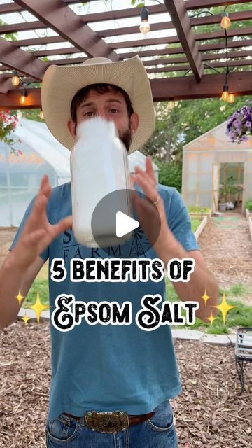 Plant Starters, Epsom Salt For Plants, Epsom Salt Benefits, Garden Hacks, Magnesium Deficiency, Soil Health, Epsom Salt, Garden Tips, Organic Food