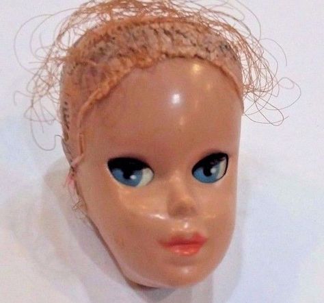 Vintage Mattel Doll TLC/Parts/Repair 1964 MISS BARBIE HEAD (new ... Emo Decor, Barbie Head, Barbie Miss, Mattel Dolls, Head Shop, Scene Emo, Doll Head, Vintage Barbie, Vivienne Westwood