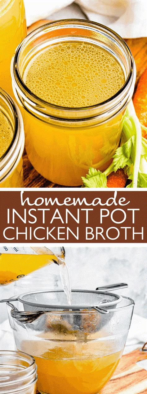 Chicken Broth Recipe, Homemade Stock, Chicken Broth Recipes, Chicken Stock Recipe, Stock Recipes, Home Canning Recipes, Canning Food Preservation, Homemade Chicken Stock, Broth Recipes