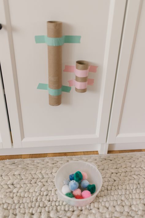 Baby Sensory Play, Baby Play Activities, Toddler Sensory, Baby Learning Activities, Toilet Paper Rolls, Montessori Toddler, Toddler Play, Toddler Learning Activities, Toddler Fun