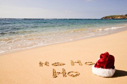 Christmas Beach Photos, Letters From Santa, Island Christmas, Things To Do In Hawaii, Santa Letters, Hawaii Christmas, Florida Holiday, Beach Things, Christmas Beach