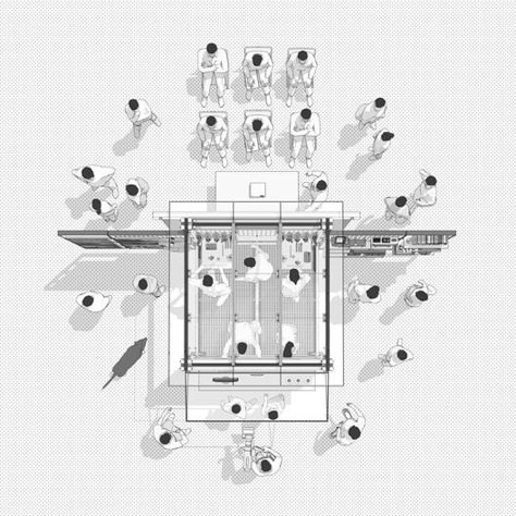 Modular Architecture Concept, Pop Furniture, Module Architecture, Arch Illustration, Mobile Architecture, Modular Architecture, Conceptual Image, Infinity Castle, Temporary Architecture