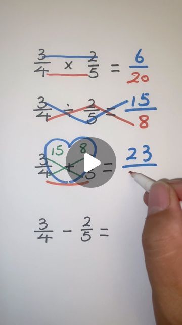 Math Tricks on Instagram: "Fraction tricks: Adding & Subtracting fractions | Multiplying & Dividing fractions #fraction #fractions" Subtracting Fractions Unlike Denominator, Fraction Tricks, Multiply And Divide Fractions, Adding Subtracting Fractions, Fraction Math, Subtract Fractions, Fractions Multiplication, Dividing Fractions, Adding Fractions