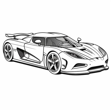 Print all artwork for free at pinterest, link: pinterest.co.uk/illustrationap/ #coloring #art #coloringbook #drawing #color Koenigsegg Drawing, Sports Car Drawing, Porche Car, Car Drawing Pencil, Unique Iphone Wallpaper, Jdm Wallpaper, Car Drawing, Cool Car Drawings, Coloring Art