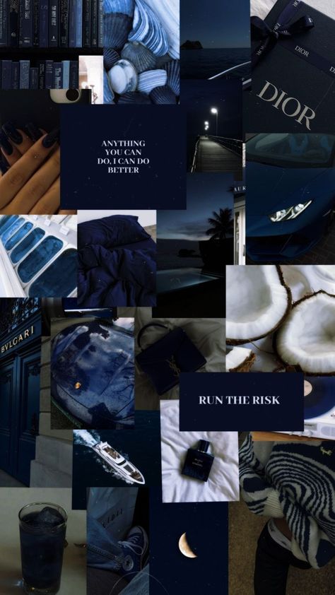 Dark Blue Wallpaper Collage, Navy Blue Background Aesthetic, Navy Blue Aesthetic Wallpaper Iphone, Dark Blue Moodboard, Aesthetic Dark Blue Wallpaper, Asthetic Wallper Background, Dark Blue Wallpaper Aesthetic, Blue Theme Wallpaper, Dark Blue Aesthetic Wallpaper