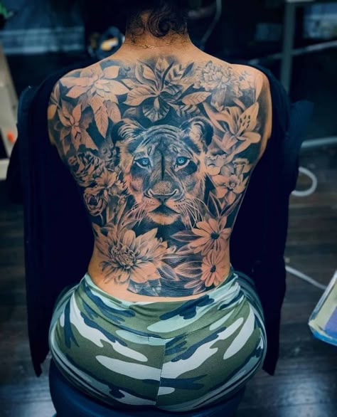 Women Full Back Tattoo, Back Tattoo Cover Up Ideas, Back Tattoo Women Full, Beautiful Back Tattoos, Cover Up Tattoos For Women, Best Cover Up Tattoos, Full Back Tattoo, Backpiece Tattoo, Girl Thigh Tattoos