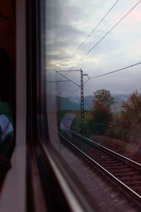 Train Window, Power Lines, Train Photography, Radiohead, Train Travel, Sky Aesthetic, Instagram Story Ideas, The Train, A Train