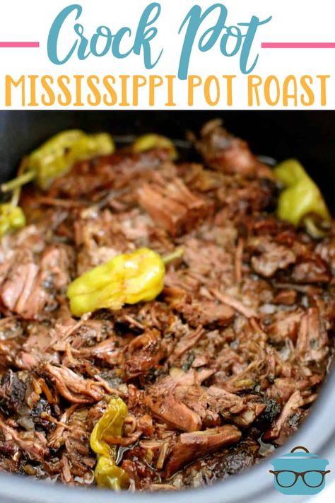 Mississippi Pot Roast Crockpot, Crock Pot Mississippi Pot Roast, Pot Roast Crockpot, Mississippi Pot Roast Recipe, Roast Crockpot, Pot Roast Crock Pot Recipes, Pot Roast Recipe, Pepperocini Recipes, Mississippi Pot Roast