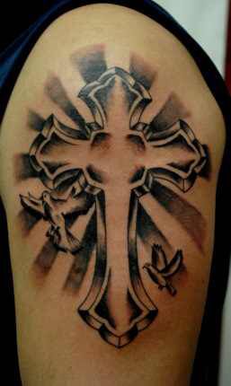 Cross With Light Rays Tattoo, Sun Rays Tattoo, Unique Cross Tattoos, Fire Fighter Tattoos, Ray Tattoo, Dragon Tattoos For Men, Lion Tattoo Sleeves, Filipino Tattoos, Cross Tattoo For Men