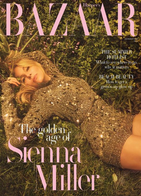 Sienna Miller covers Harper’s Bazaar UK July/August 2024 by Emma Summerton Emma Summerton, Lydia Elise Millen, Indie Films, Sienna Miller, Harper’s Bazaar, Harper's Bazaar, Harpers Bazaar, Fashion Story, Digital Magazine