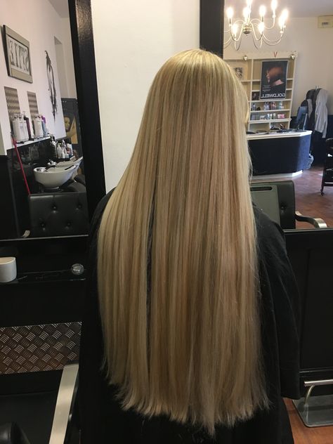 #Longstyles #straight #blonde #hair Blonde Waist Length Hair, Long Blonde Hair Back View, Blonde Long Hair Straight, Long Straight Hair Blonde, Long Blonde Hair With Bangs Straight, Long Blond Straight Hair, Straight Hairstyles Blonde, Long Straight Hair Aesthetic, Straight Long Blonde Hair