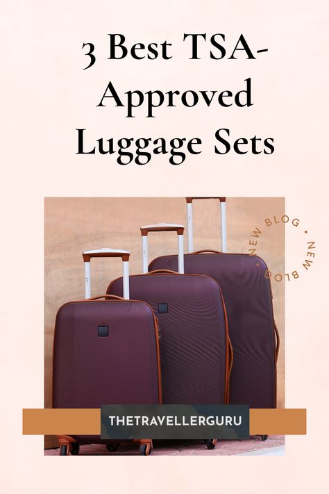 Hey there fellow travelers and welcome to my post where we will check out my three best TSA-approved luggage sets for all your travel needs this year. Travel Needs, Fellow Travelers, Tsa Approved, Luggage Sets, Hey There, This Year, Travel