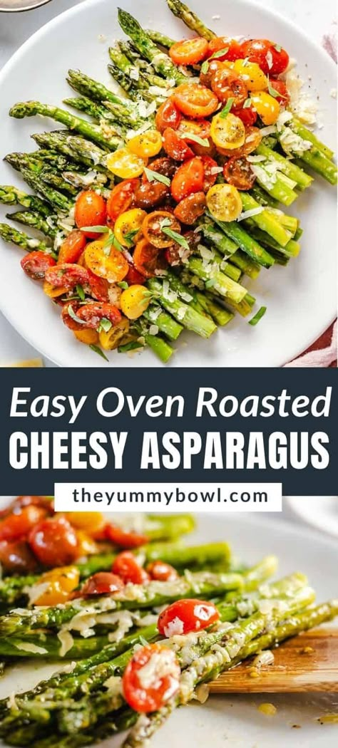 Asparagus With Cheese, Cheesy Asparagus, Asparagus Side Dish, Asparagus Side, Easy Asparagus, Easy Vegetable Side Dishes, Roasted Vegetable Recipes, Vegetable Side Dishes Recipes, Vegetable Side Dish