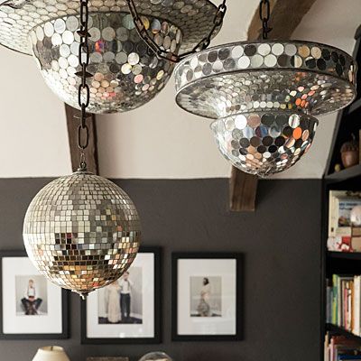 Sunporch Decorating Ideas, Patchwork Decor, Scandinavian Home Design, Disco Ball Light, Chic Home Design, Cosy Interior, Maximalist Style, Ball Pendant Lighting, Antique Dining Tables