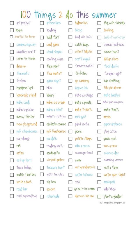 Summer Bucket List For Teens, Ultimate Summer Bucket List, Bucket List For Teens, Summer Checklist, Bored Jar, Summer To Do List, Summer Schedule, 100 Things To Do, What To Do When Bored