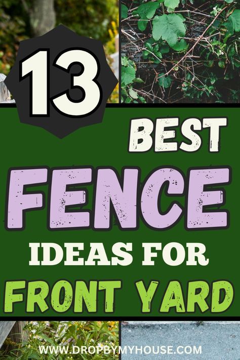 Want to find the best fence ideas for front yards? Look at this guide to find the best front yard fence ideas to make sure you find something safe, elegant, and graceful. Fence In Front Of House Curb Appeal, Fenced Front Yard Ideas, Front Garden Fence Ideas Uk, Short Fence Ideas Front Yards, 4 Ft Fence Ideas Yards, Small Fence Ideas, Front Garden Fence Ideas, Front Yard Fencing Ideas, Front Yard Fence Ideas Curb Appeal