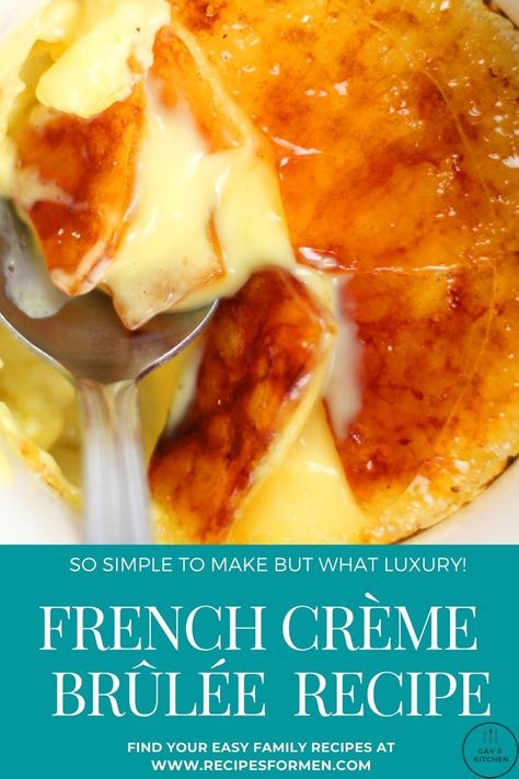 This easy French crème brûlée recipe shows how to make this classic delicious dessert. A great dish to make up front and finish off at the dinner table. Creme brulee recipe, crème brûlée, creme brulee, crème brûlée recipe, creme brulee recipe easy, crème brûlée sugar, crème brûlée aesthetic, Crème Brulee, Crème brûlée, crème brûlée, caramel brulee, torching creme brulee, flavored creme brulee, creme brulee caramel, creme brulee vanille, creme brulee in france French Creme Brulee, French Creme Brulee Recipe, French Chocolate Mousse Recipe, Best Creme Brulee Recipe, French Creme, Crème Brûlée Recipe, Caramel Brulee, Creme Brulee Recipe Easy, Fresh Fruit Cocktails