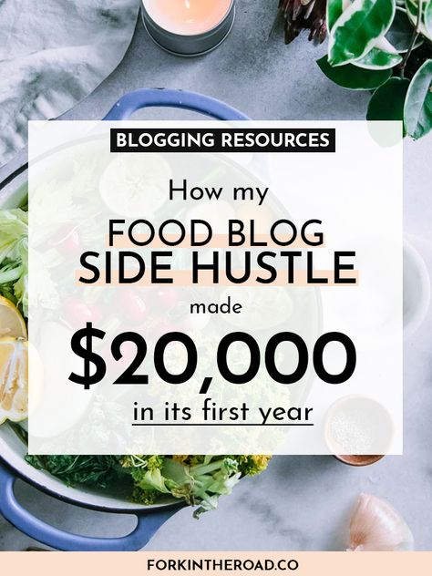 Fork In The Road, Income Report, Blog Income Report, Food Blogging, Green Eating, Blog Business, Sustainable Kitchen, Blogging Resources, Food Photography Tips