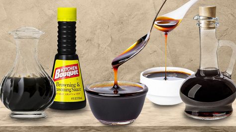 Browning Sauce Recipe, Browning Sauce, Baking Substitutes, Brown Sauce, Espresso Powder, Steak Sauce, Balsamic Glaze, Tasting Table, Culinary Skills