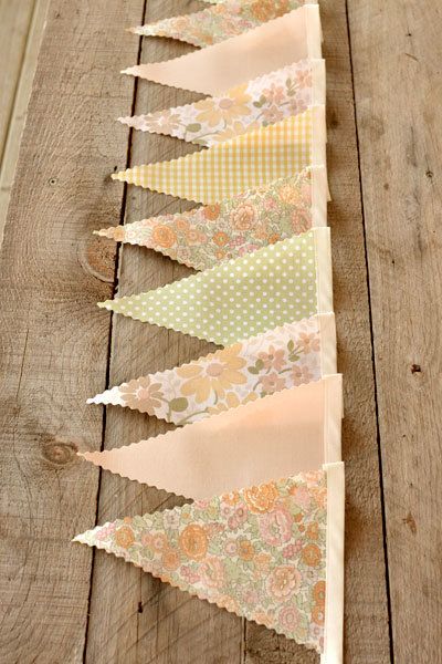 Springtime Bunting Bunting Ideas, Vintage Bunting, Vintage Garden Parties, Wedding Bunting, Summer Bridal Showers, Business Savvy, Summer Garden Party, Summer Wedding Outdoor, Vintage Tea Party