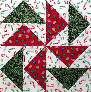 Christmas All Year Block 2 - Dutchman's Puzzle | Pamelaquilts | Bloglovin’ Christmas Quilt Blocks Easy, Christmas Tree Quilt Block Patterns, Christmas Tree Quilt Block, Tree Quilt Block, Quilt Stars, Christmas All Year, Christmas Quilting Projects, Sewing Christmas, Christmas Quilt Blocks