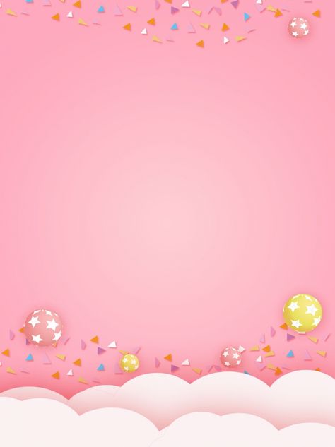 Pink Fantasy Children S Day Gift Background Childrens Day Background, Children's Day Poster, Cloud Wallpaper, Cat Air, Class Decoration, Child Day, Hello Kitty Wallpaper, Hd Wallpaper, Background Images