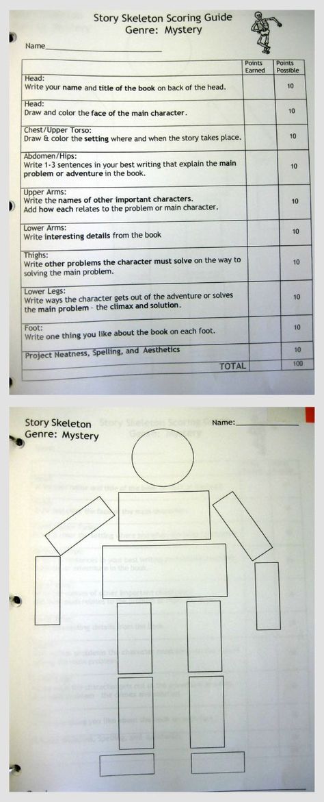 Msystery Genre- Book Report Skeleton | Book Report Templates regarding Story Skeleton Book Report Template - Best Template Ideas Story Skeleton, Biography Book Report, Skeleton Book, Book Report Template, 3rd Grade Books, Book Report Projects, Progress Report Template, Mystery School, Literary Analysis