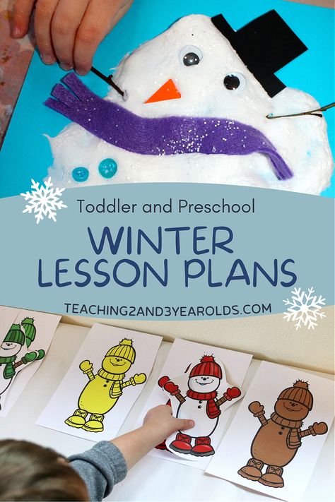 These toddler and preschool winter lesson plans are filled with learning activities that you can do in your classroom or homeschool. Let us do the work for you! #toddler #preschool #winter #lessonplans #curriculum #activities #classroom #homeschool #teachers #earlychildhood #education #teaching2and3yearolds Winter Lesson Plans, January Lesson Plans, December Lesson Plans, Winter Activities For Toddlers, Daycare Lesson Plans, Winter Lesson Plan, Winter Theme Preschool, Toddler Lessons, Preschool Winter