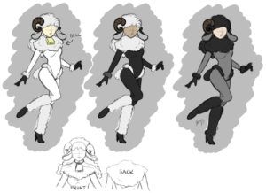 Sheep Miraculous, Sheep Legs Drawing, Sheep Person Drawing, Sheep Satyr Character Design, Sheep Drawing Reference, Sheep Character Design Human, Sheep Concept Art, Sheep Hybrid Oc, Sheep Girl Oc