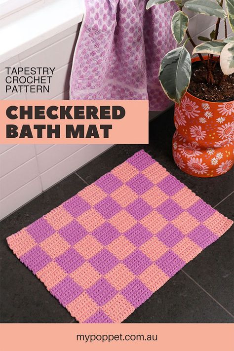 January Crochet, Crochet Bath Mat, Crochet Pattern Instructions, Popular Crochet, Dishcloth Crochet Pattern, Crochet Rug Patterns, Tapestry Crochet Patterns, Crochet Home Decor, Crochet Instructions