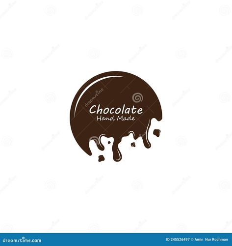 Chocolate Logo Design Vector Illustration, Creative Chocolate Logo Design Concept Template Stock Vector - Illustration of dessert, liquid: 245526497 Logo For Chocolate Business, Chocolate Logo Design, Creative Chocolate, Chocolate Drawing, Dessert Logo, Chocolate Logo, Woodblock Printing, Logo Design Concept, Abstract Animal Art