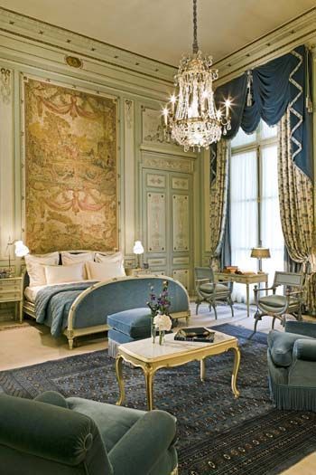 Windsor Suite, Ritz Hotel, Paris - The Ritz Paris, Ritz Hotel, Ritz Paris, Blue Furniture, Elegant Bedroom, Paris Hotels, French Country House, Home Cinema, Cheap Decor