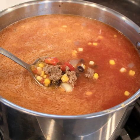 Mexican Soup Recipe - The Black Peppercorn Pazole Soup, Recipe For Soup, Corn Chili, Fiesta Salad, Fajita Spices, Mexican Soup Recipes, Potato Chowder, Pea And Ham Soup, Black Beans Corn