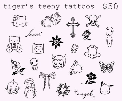 PLEASE READ CAPTION OR SWIPE FOR DETAILS!! Want a small cute tattoo but don’t want to pay a $100 minimum? On Sunday, June 9th I will be doing a tiny flash special! These designs will be $50 on that day only! This flash day will be a first come first served thing, similar to a friday the 13th event. Just show up when you can between 11am and 7pm. I’ll see you there! 💕 Memorial Day Flash Tattoo, Cute Friday 13 Tattoos, Small Tattoo Sheet, Simple Friday The 13th Tattoo Flash, Friday The 13 Tattoo, Friday 13 Tattoo Ideas Flash, Pinterest Tattoos, Small Friday The 13th Tattoos, Friday The 13th Tattoo Flash Sheet