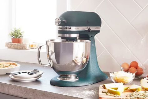 This Joanna Gaines Stand Mixer by KitchenAid Is Beautiful—and It’s on Sale Mixer In Kitchen, Cuisinart Mixer, Pink Kitchenaid Mixer, Pink Kitchenaid, Cuisinart Stand Mixer, Kitchenaid Hand Mixer, Kitchenaid Mixer Attachments, Kitchenaid Attachments, Kitchenaid Stand Mixer Attachments