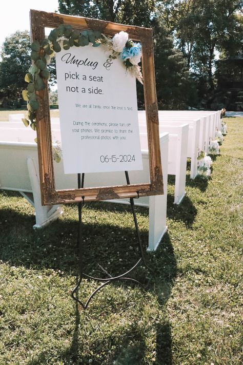 Pick a seat, not a side 🤍   #NashvilleWeddingVenue #TennesseeWeddings #TheAdalea #OutdoorWeddingVenue #TennesseeWeddingVenue #PickASeatNotASide Wedding Signs Pick A Seat Not A Side, Wedding Pick A Seat Not A Side, Sit On Either Side Wedding Sign, Don’t Pick A Side Wedding Sign, Pick A Seat Not A Side Wedding Sign, Pick A Seat Not A Side Sign, Pick A Seat Not A Side, Pick A Side, Tennessee Wedding Venues