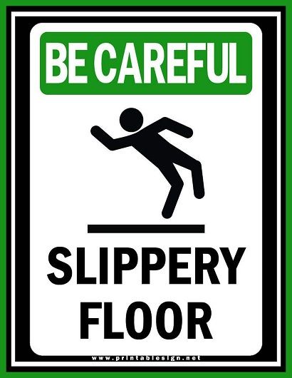 Be Careful Slippery When Wet Sign | FREE Download Slippery Floor Sign, Out Of Order Sign, Slippery Floor, Closed Signs, Slippery When Wet, Rgb Color, Sign Templates, Be Careful, Ready Made