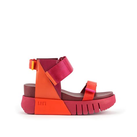 United Nude, Nude Sandals, Red Flats, Phillip Lim, Velcro Straps, Nappa Leather, Giuseppe Zanotti, Platform Sandals, Black Sandals