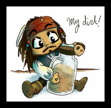 My jar of dirt Jack Sparrow Drawing, Jar Of Dirt, Sparrow Art, Disney Quilt, Kaptan Jack Sparrow, Caribbean Art, Captain Jack Sparrow, Pirate Life, Captain Jack